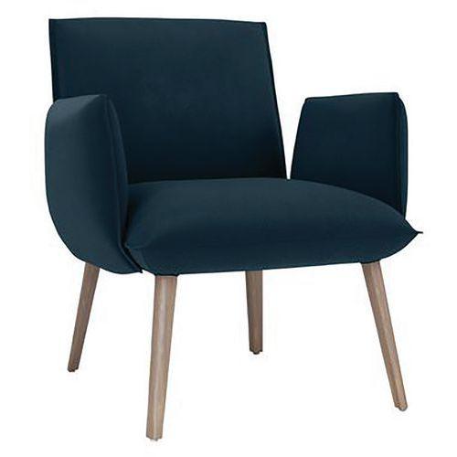 FAUTEUIL SODA CARABU BLEU CANARD