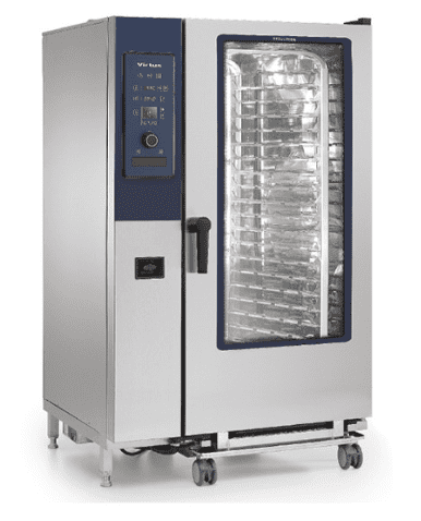 Four à convection gaz + vapeur directe - Système autonettoyage - 20x GN2/1 - VIRTUS AIC0080/FN_0