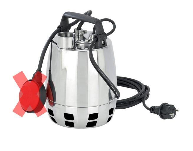 Pompe vide-cave et relevage des eaux usées ou chargées GXV 25-8 - tout inox - Tension 400V - Débit 12 m3/h - Pression 0,82 bar_0