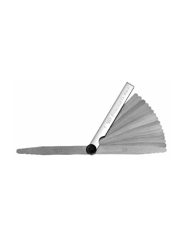 JAUGE D'ÉPAISSEUR MÉTRIQUE LAMELLES À BOUTS POINTUS LONGUEUR 90MM - FACOM - 804.P