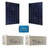 Kit photovoltaïque site isolé 660Wc monocristallin - 24V avec panneaux FUTURASUN, régulateur MPPT VICTRON et batteries Gel étanches_0