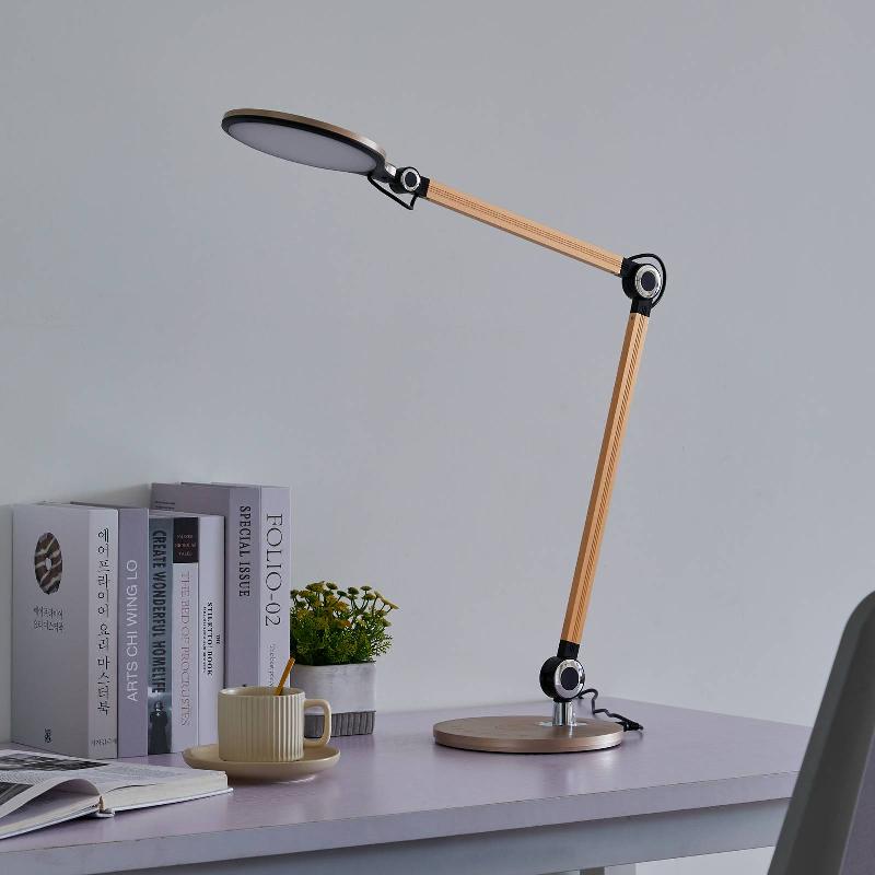 LINDBY LAMPE DE TABLE LED NYXARIS, OR, MÉTAL, CCT, 50 CM