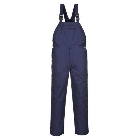 LOT DE 2 - PORTWEST C875 COTTE À BRETELLES BURNLEY MARINE - TAILLE S