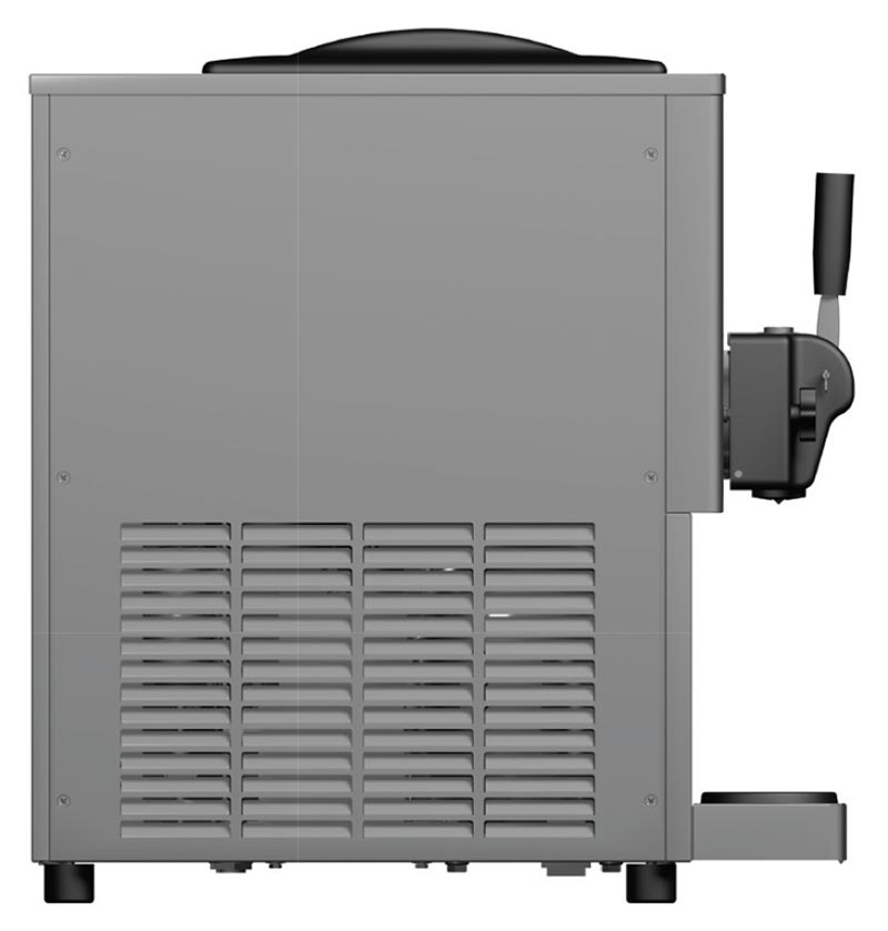 Machines à glaces italiennes SC Easy 1 côté droit - 1 parfum - 15 kg/h - 6.5 L - condensation à air_0