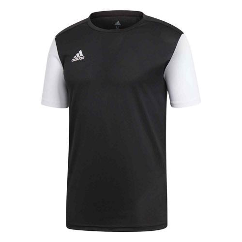 MAILLOT ESTRO 19 MC NOIR/BLANC ADIDAS