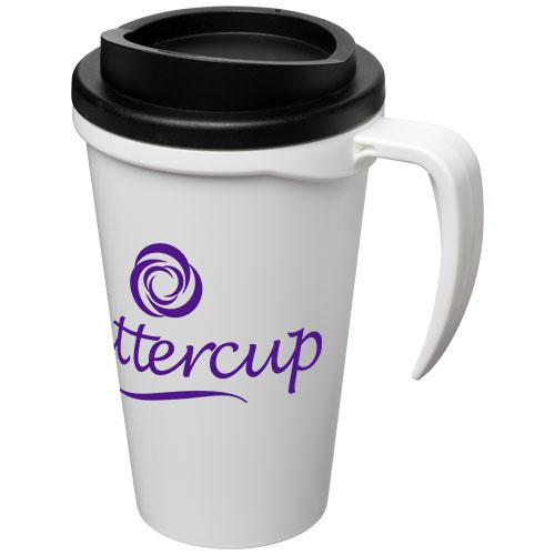 Mug isolant Americano® Grande 350 ml - Double paroi, couvercle à visser et poignée intégrée_0