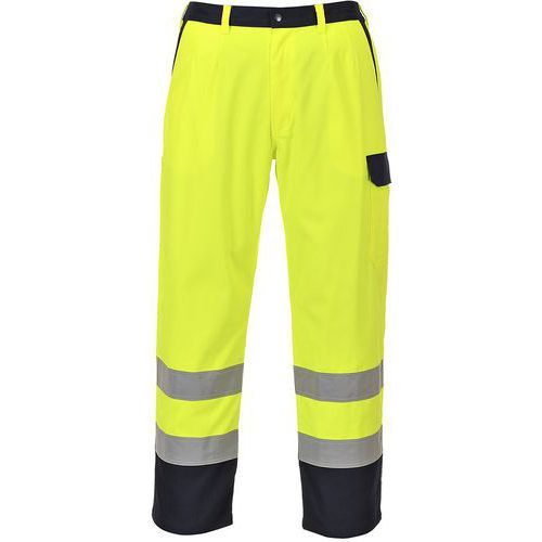 PANTALON HAUTE-VISIBILITÉ BIZFLAME PRO FR92 M JAUNE - PORTWEST