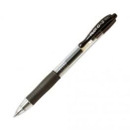 PILOT STYLO À BILLE POINTE FINE RÉTRACTABLE ENCRE GEL NOIRE CORPS PLASTIQUE AVEC GRIP CAOUTCHOUC G2