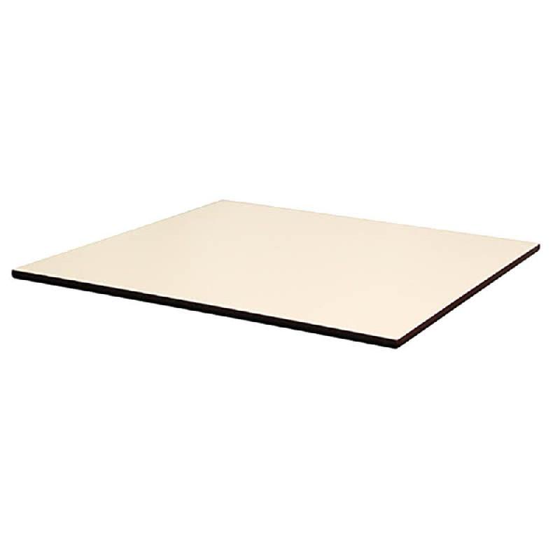 Plateau de table mesa 70x70cm beige naturel ecru_0