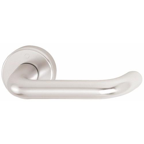 POIGNÉES DOUBLES CONTRECOUDÉES POUR ROSACES - ALU ARGENT - PARIS HOPPE