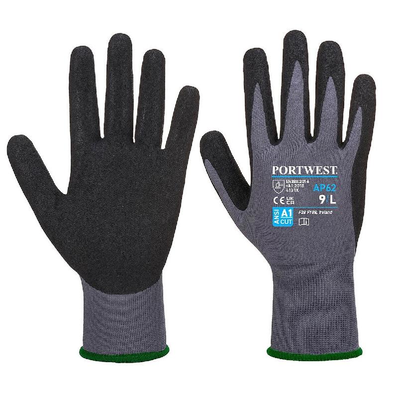Portwest Gants Dermiflex Aqua Gris/Noir L - Taille 9 - 9 gris AP62G8RL_0