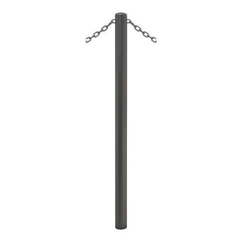POTELET CARREFOUR Ø60 MM CHAINES 2 ANNEAUX ZINC GRIS PROCITY - PROCITY