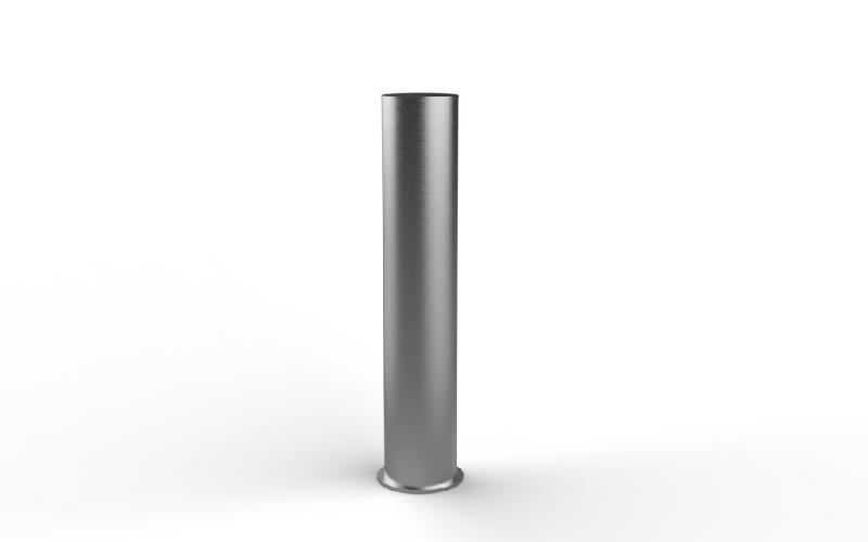 Potelet Toscane Inox amovible par clé ergot - Fabrication française_0
