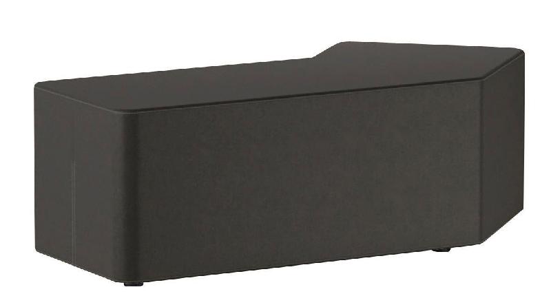 POUF SHIFT+ LANDSCAPE D\'ANGLE 135° DROITE - 140,8X72,5X38 CM - MOVER ANTHRACITE - MANUTAN COLLECTIVITÉS