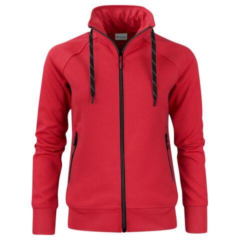 PRINTER JOG RSX SWEATSHIRT FULLZIP FEMMES ROUGE - TAILLE XL