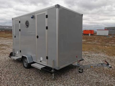 Remorque de chantier 4 personnes - 3450 VRS 4V4H2P - 4 vestiaires, réfectoire, sanitaire_0