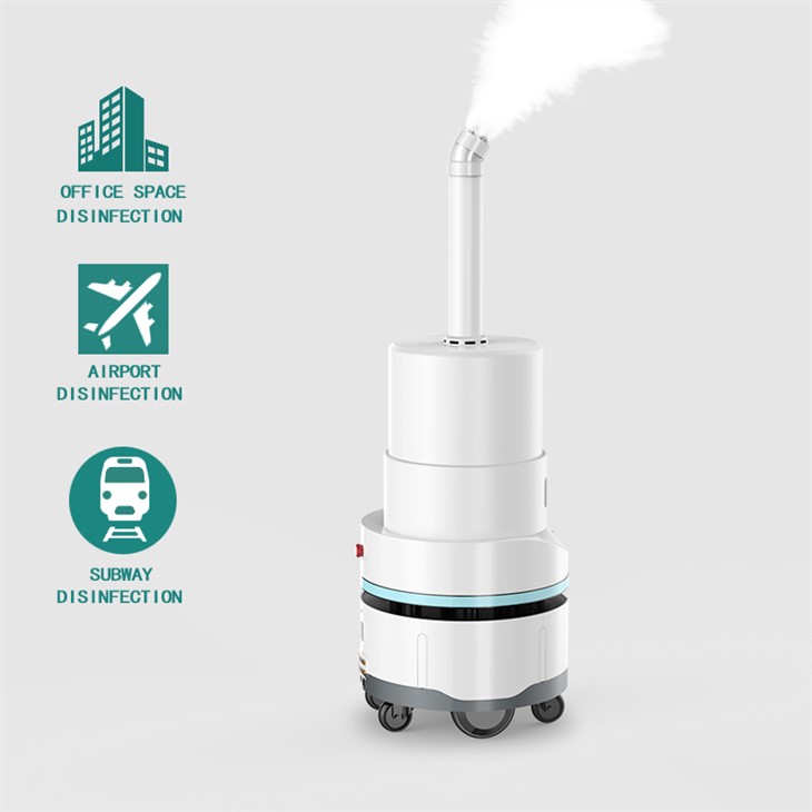 Robot de désinfection par brumisation - Recharge intelligente - Jusqu'à 1000 m² en 15 minutes_0