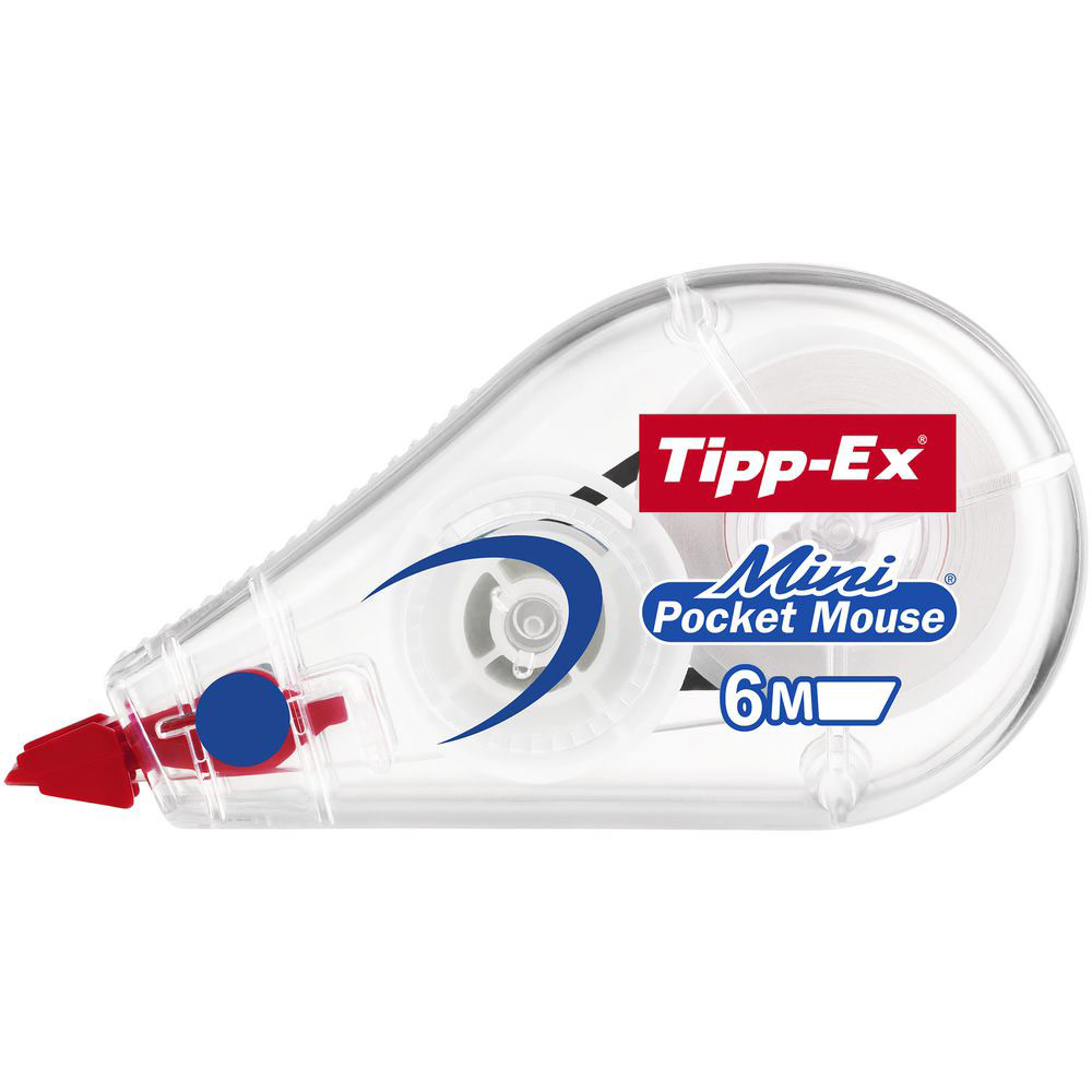 ROLLER DE CORRECTION TIPP-EX MINI POCKET MOUSE - 5 MM X 5 M - JETABLE