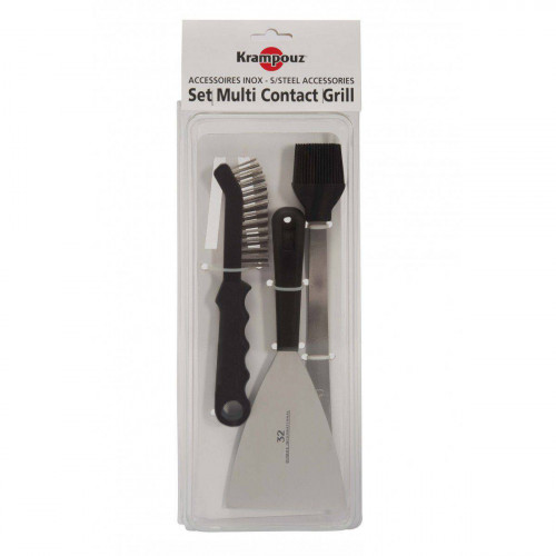 SET DE 3 USTENSILES POUR MULTI CONTACT GRILL KRAMPOUZ