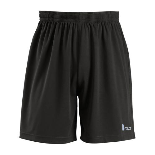 SHORT PERSONNALISABLE NOIR SAN SIRO 2 ENFANT CLUB