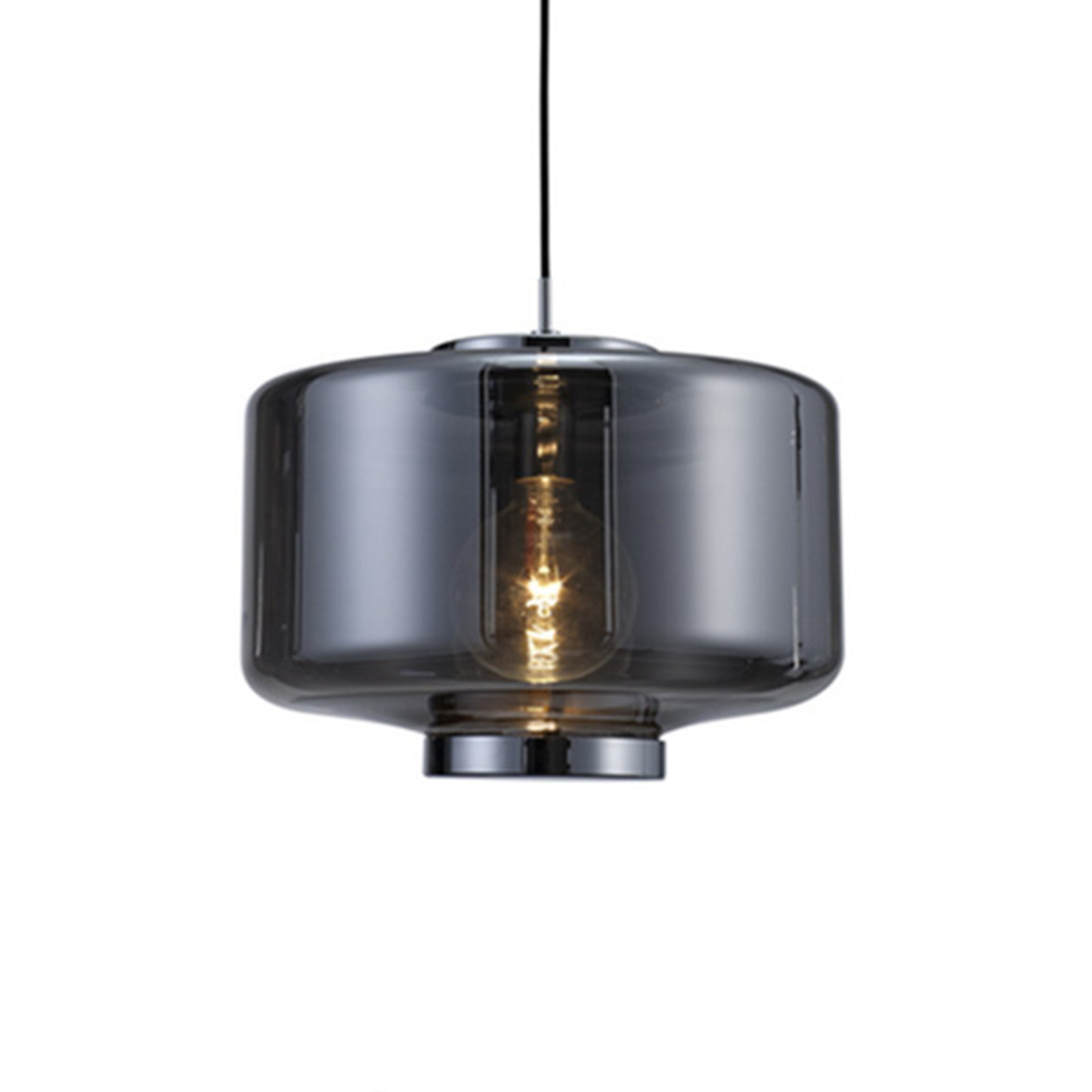 MANTRA ILUMINACIÓN SUSPENSION JARRAS EN VERRE Ø 40 CM, CHROMÉ