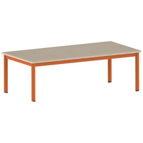 TABLE CARÉLIE 160 X 80 CM MOBILE T2 STRAT ÉRABLE PAPAYE 2011 - MOBIDECOR
