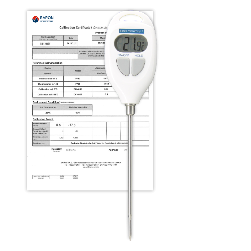 Thermomètre étanche pour la production microtemp - baron_0