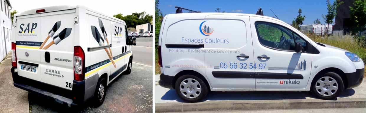 Autocollant micro perforé pour voiture