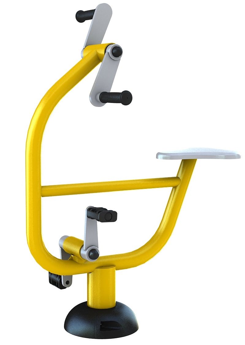 Vélo bras - THJ-B33 - Agrès de fitness extérieur pour renforcement du haut du corps_0