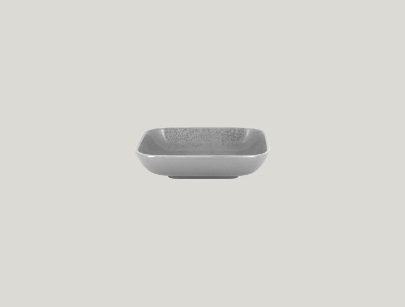 RAVIER CARRÉ GRIS PORCELAINE 15 CM SHALE RAK