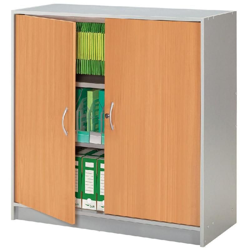 ARMOIRE À PORTES AVEC SERRURE - DIMENSION 104CM X 104CM - HÊTRE ET ALUMINIUM