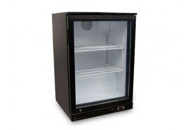 Arrière bar réfrigérée - 0,60 m - 1 porte en verre - 115 L - Thermostat numérique - Normes CE_0