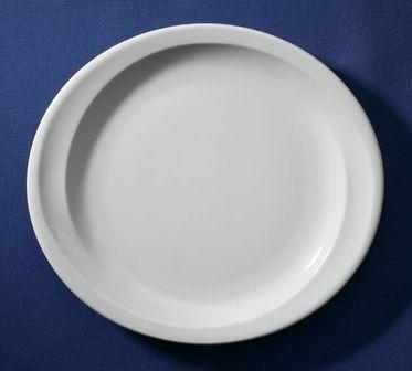 ASSIETTE PLATE RONDE BLANCHE 19,7X17,8CM - SARREGUEMINES - ELYPSE