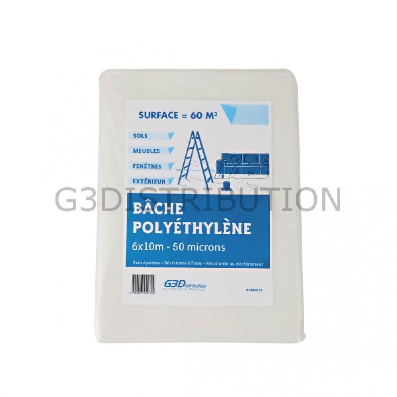 Bâche PE - G3 Distribution - Protection pour sols et meubles - Différentes dimensions_0