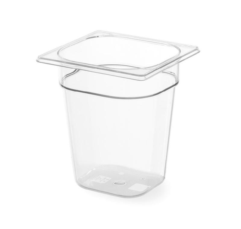 Bac gastronorme 1/6 200 mm polycarbonate transparent - 861707_0