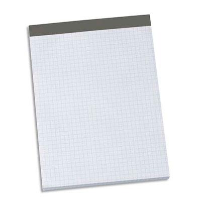 BLOC ECONOMIQUE SANS COUVERTURE - 60G - 15X21CM - PETITS CARREAUX - FEUILLES DETACHABLES