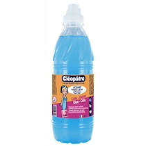 COLLE SYNTHÉTIQUE TRANSPARENTE / COLLE BLEUE OCÉANE / BIDON DE 1 LITRES - LOT DE 4