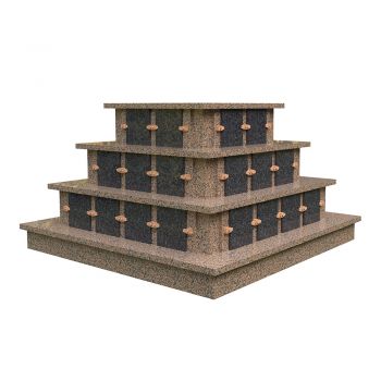 Columbarium ETAPLES - simple face ou multiface - pour 2 urnes 22 cm ou 3 urnes 18 cm_0