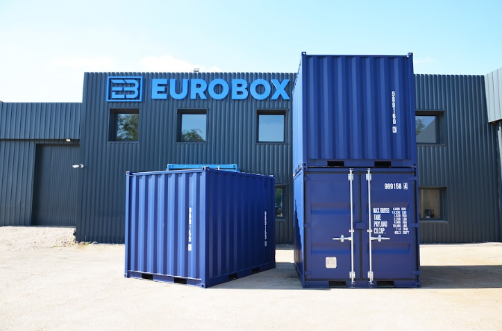 Container maritime 9 pieds - compact et robuste, 10 m³ de stockage, acier corten_0