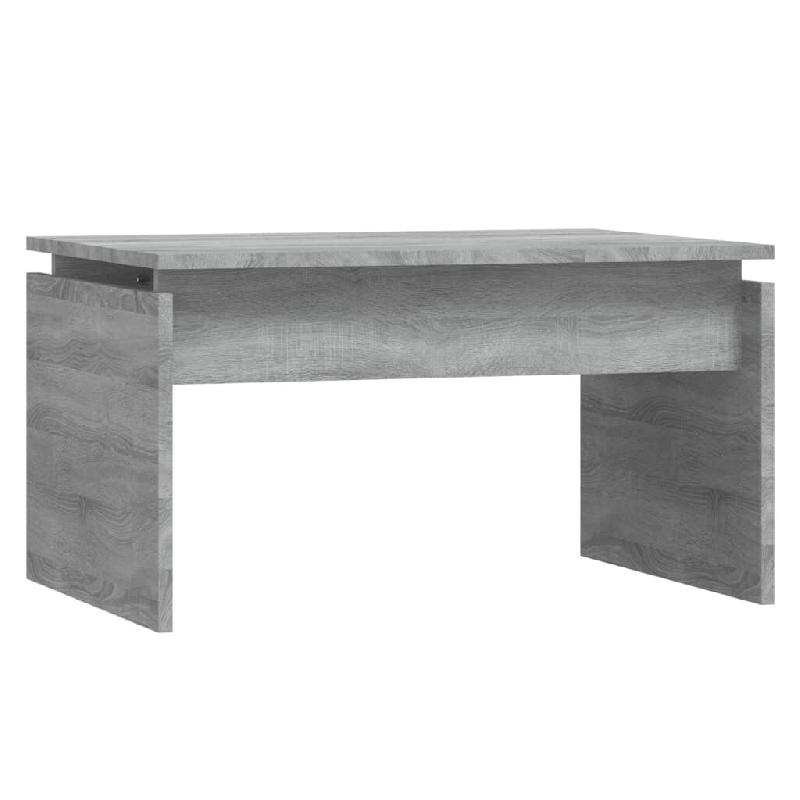 Décoshop26 - Table basse table d'appoint 68 x 50 x 38 cm bois d'ingénierie gris DEC040074 - gris Bois massif 3000264737602_0