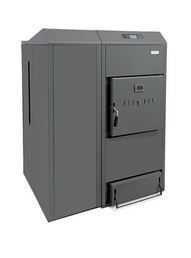 Chaudière Dual Therm 35 combi-auto bûches-granulés Domusa Teknik - Haute performance A+ - Bi-combustible avec autonomie optimisée_0