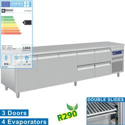 Ensemble table frigorifique Gastro Line PLUS - DT274/R2 avec 2x CA1/2-PM_0