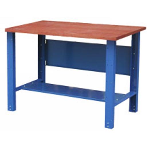 Établi de mécanicien - longueur 2 mètres - plateau bois multiplis 30 mm - hauteur réglable - 11578973_0