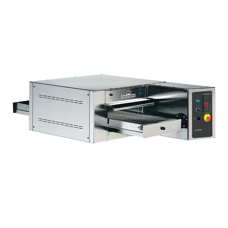Four à avancement automatique Tapis filet acier inox cuivré 1 chambre L530 Italforni Furnotel_0