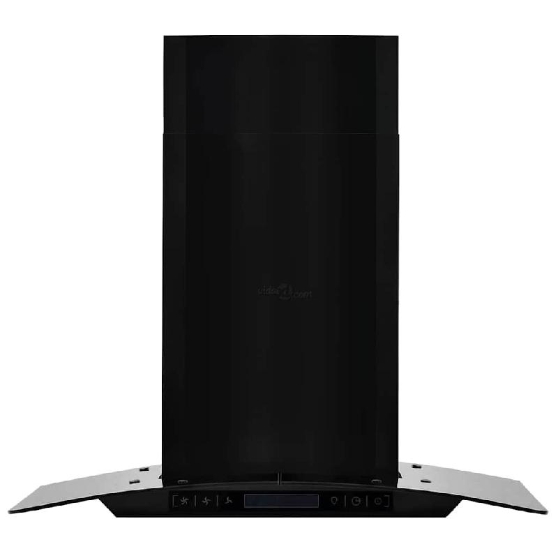Gogarden Hotte murale Acier inoxydable 756 m³/h 60 cm Noir - 8718475597858_0