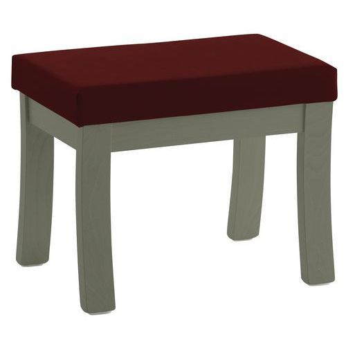 LOT DE 2 POUF MULTIFONCTION GRIS / MORGON