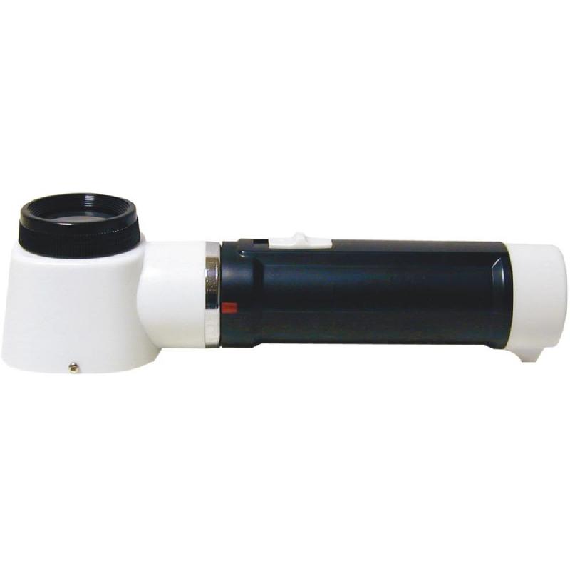 Loupe éclairante avec échelle graduée - Grossissement x10 - Lentille 30mm - Réf. 81855_0