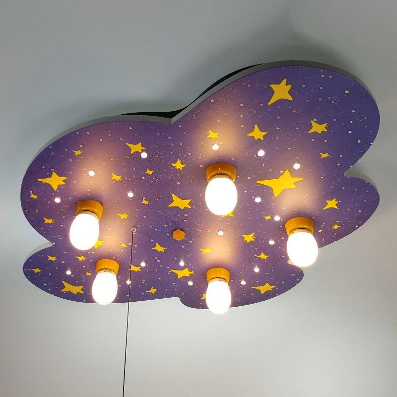 NIERMANN STANDBY PLAFONNIER CIEL NOCTURNE, 5 LAMPES, 20 LED, WIFI