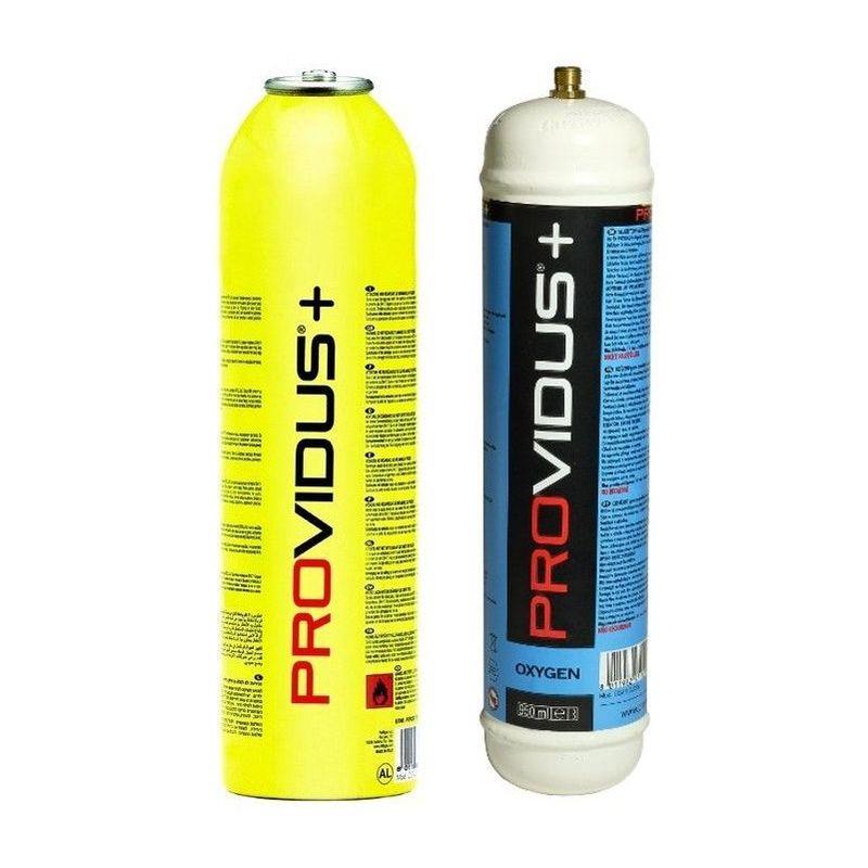 PROVIDUS - PACK COMPRENANT 1 BOUTEILLE OXYGÈNE 110 B + BOUTEILLE DE GAZ HAUTE PUISSANCE GASEX 450 G