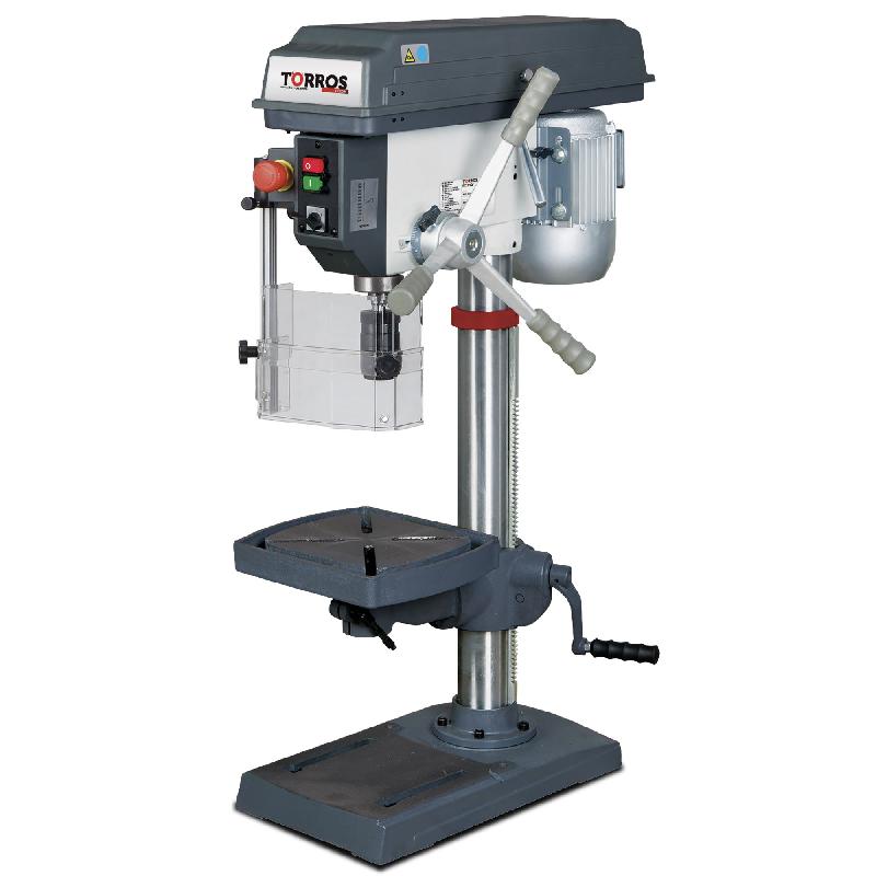 PERCEUSE D'ÉTABLI CM2 Ø25 MM 12 VITESSES 0,75KW 230V TORROS FT20M